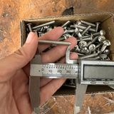  Bulong đầu dù bake M5x40mm (Cái) 