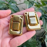  Khoá móc vuông trang trí hộp gỗ (cái) 