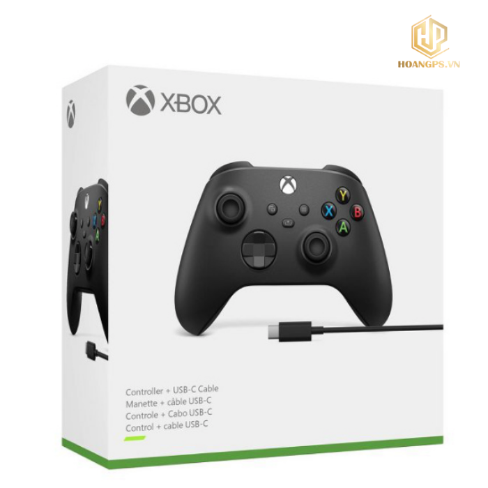 Tay Xbox Series X Carbon Black Kèm Dây Cable USB-C - New