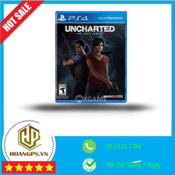 Uncharted: The Lost Legacy (k nhãn) - PS4 2ND