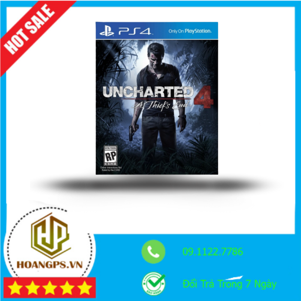 Uncharted 4: A Thief's End (k nhãn) - PS4 2ND