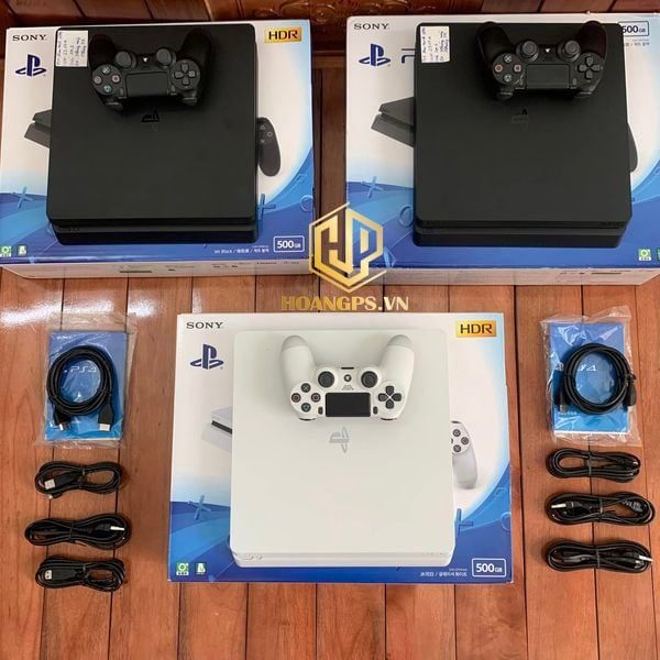 Máy PS4 SLim 500GB 2nd + tặng thêm tay cầm PS4 Slim/Pro