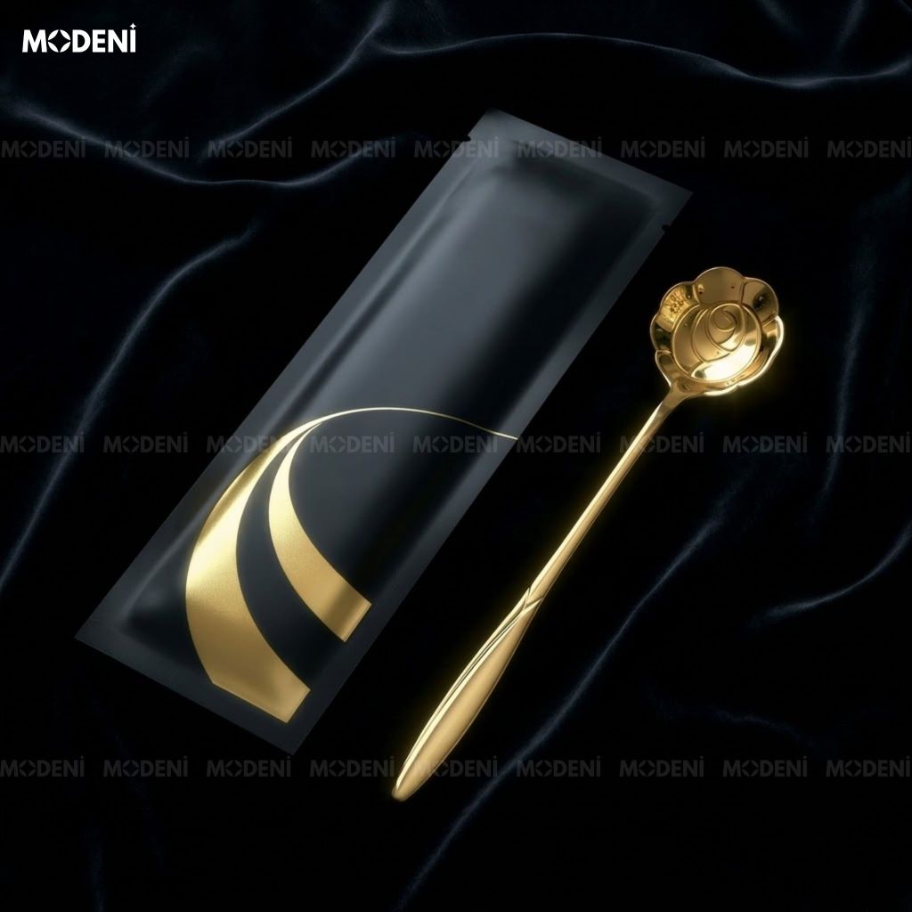 Muỗng Cafe Fiore Inox 304 Thẩm Mỹ Châu Âu Hiện Đại Chạm Khắc Cánh Hoa Tinh Xảo Cho Bàn Tiệc Ngọt
