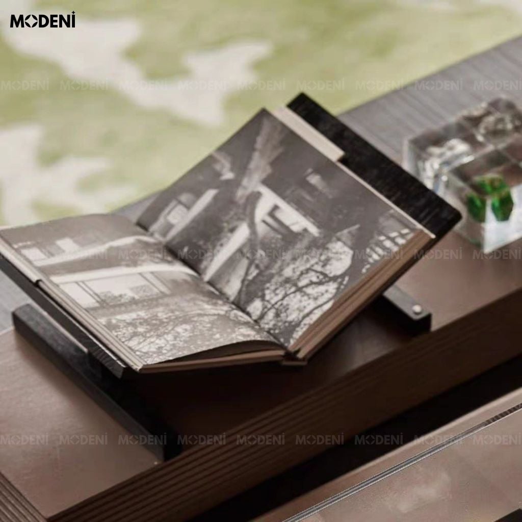 Giá Đỡ Sách Novus Composite Đen Nhám Phong Cách Tối Giản Thiết Kế Lắp Ghép Chữ X Cho Bàn Làm Việc