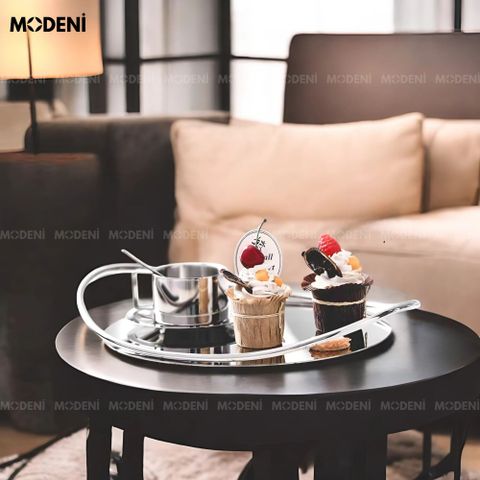 khay oval tessa inox decor phòng bếp hiện đại