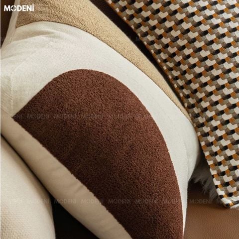  Vỏ Gối Sofa Ether – Vải Lông Cừu Nhân Tạo Cao Cấp Đối Xứng May Ẩn Tối Giản 