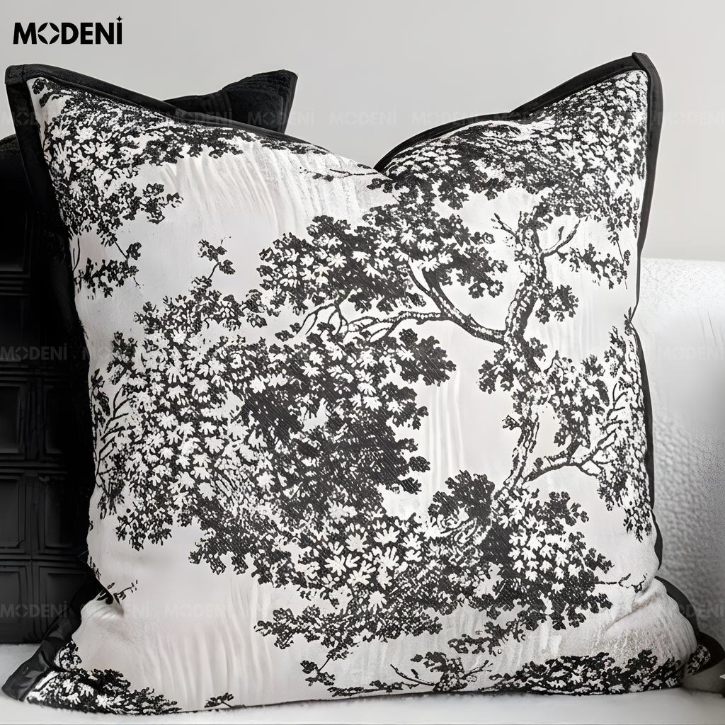 Set Vỏ Gối Sofa Midnight Eden Cao Cấp Phong Cách Phong Cách Chiết Trung Độc Đáo