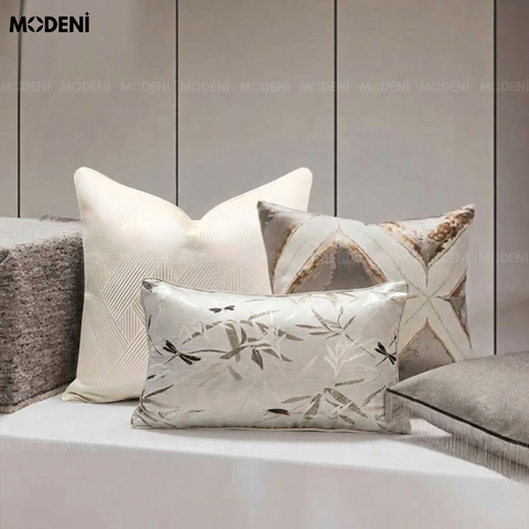  Set Vỏ Gối Sofa The Indochine Whisper Cao Cấp Phong Cách Đông Dương Sang Trọng 