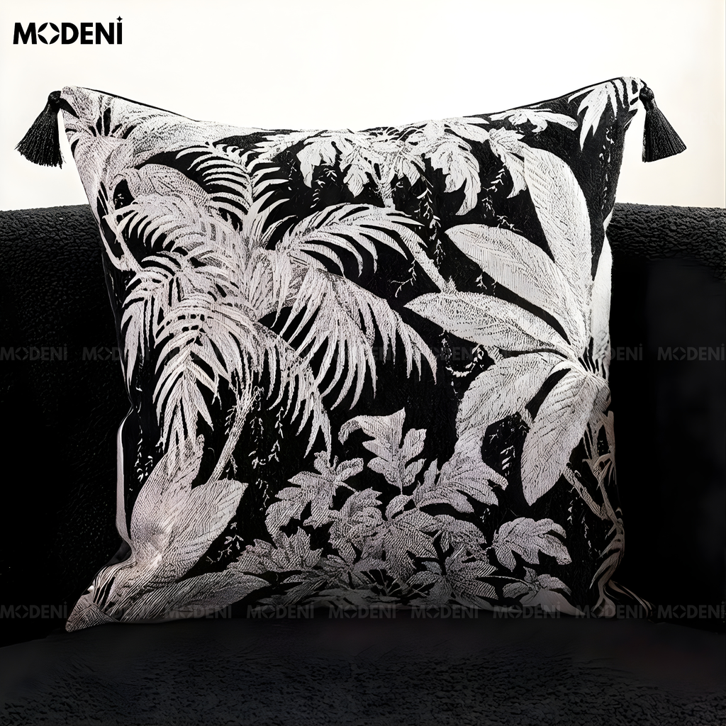 Set Vỏ Gối Sofa Midnight Eden Cao Cấp Phong Cách Phong Cách Chiết Trung Độc Đáo