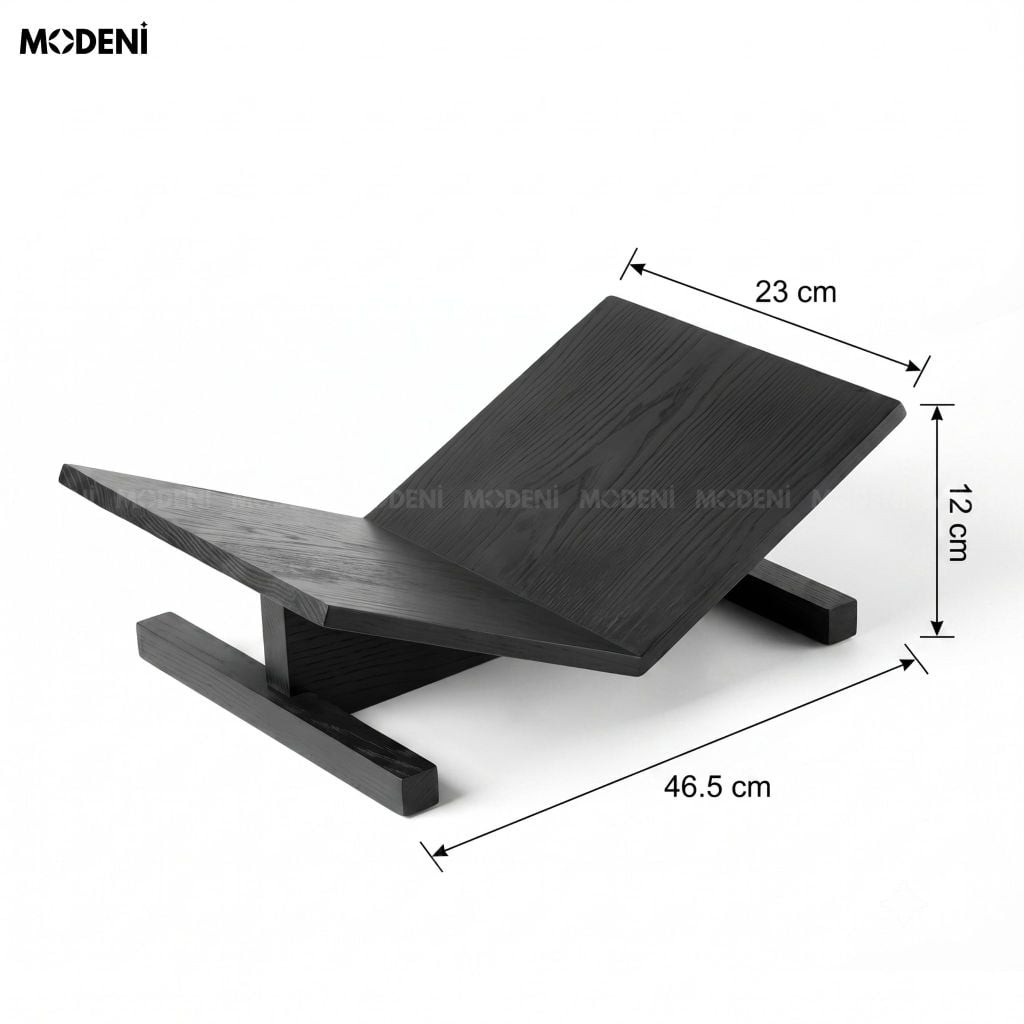 Giá Đỡ Sách Novus Composite Đen Nhám Phong Cách Tối Giản Thiết Kế Lắp Ghép Chữ X Cho Bàn Làm Việc