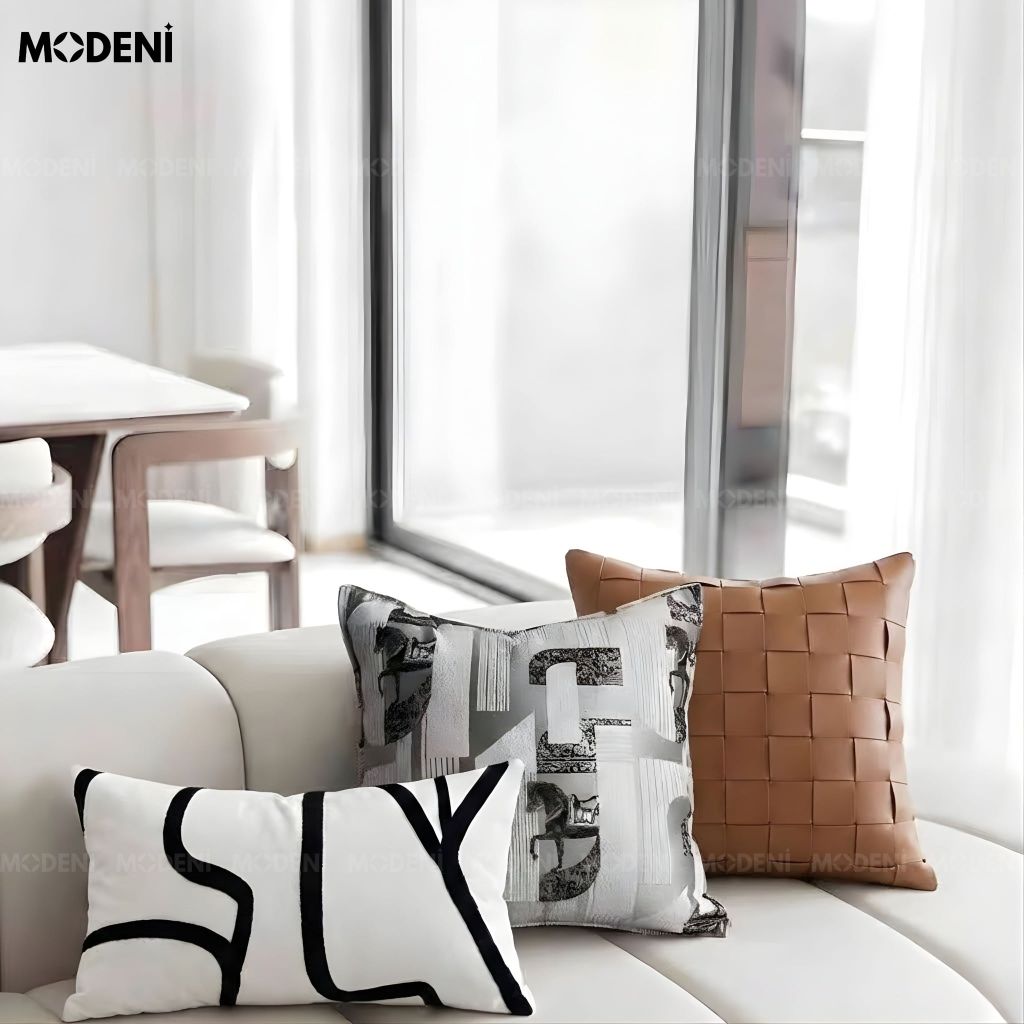 Set Vỏ Gối Sofa Manor Cao Cấp Phong Cách Đương Đại & Nghệ Thuật Sang Trọng Đẳng Cấp