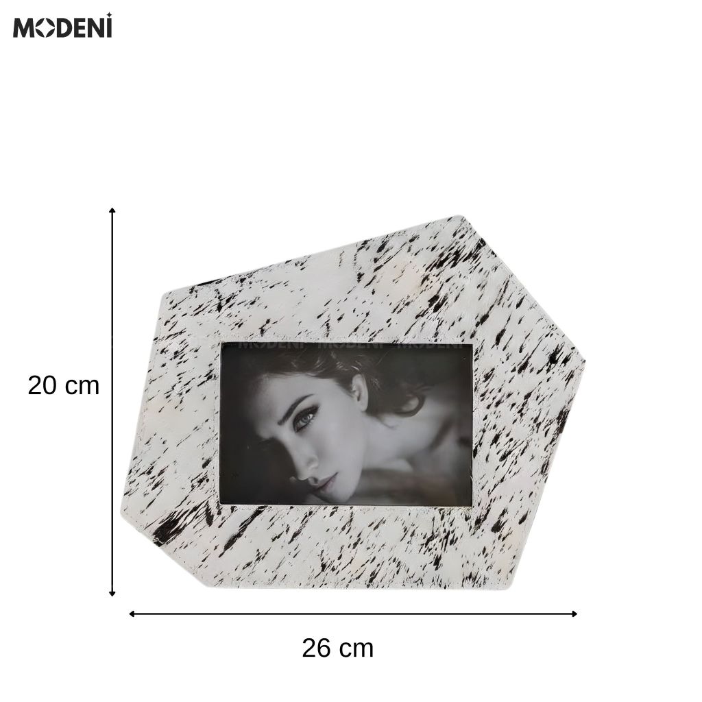 Set Khung Ảnh Alatic Gỗ Phối Lông Ngựa Hoa Văn Đốm Da Bò Sang Trọng Cho Không Gian Hiện Đại