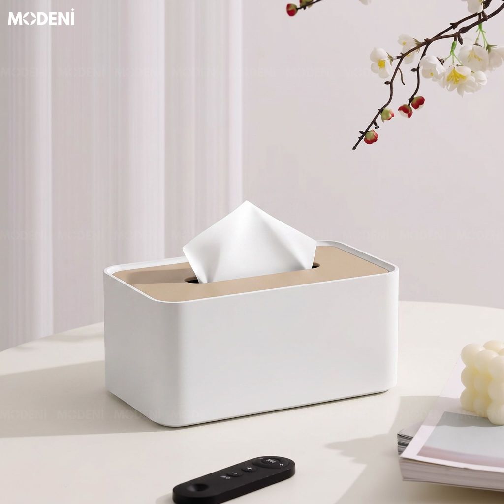 Hộp Khăn Giấy Iko Composite Nắp Kim Loại – Điểm Nhấn Modern Luxury Cho Không Gian Sống Tinh Tế