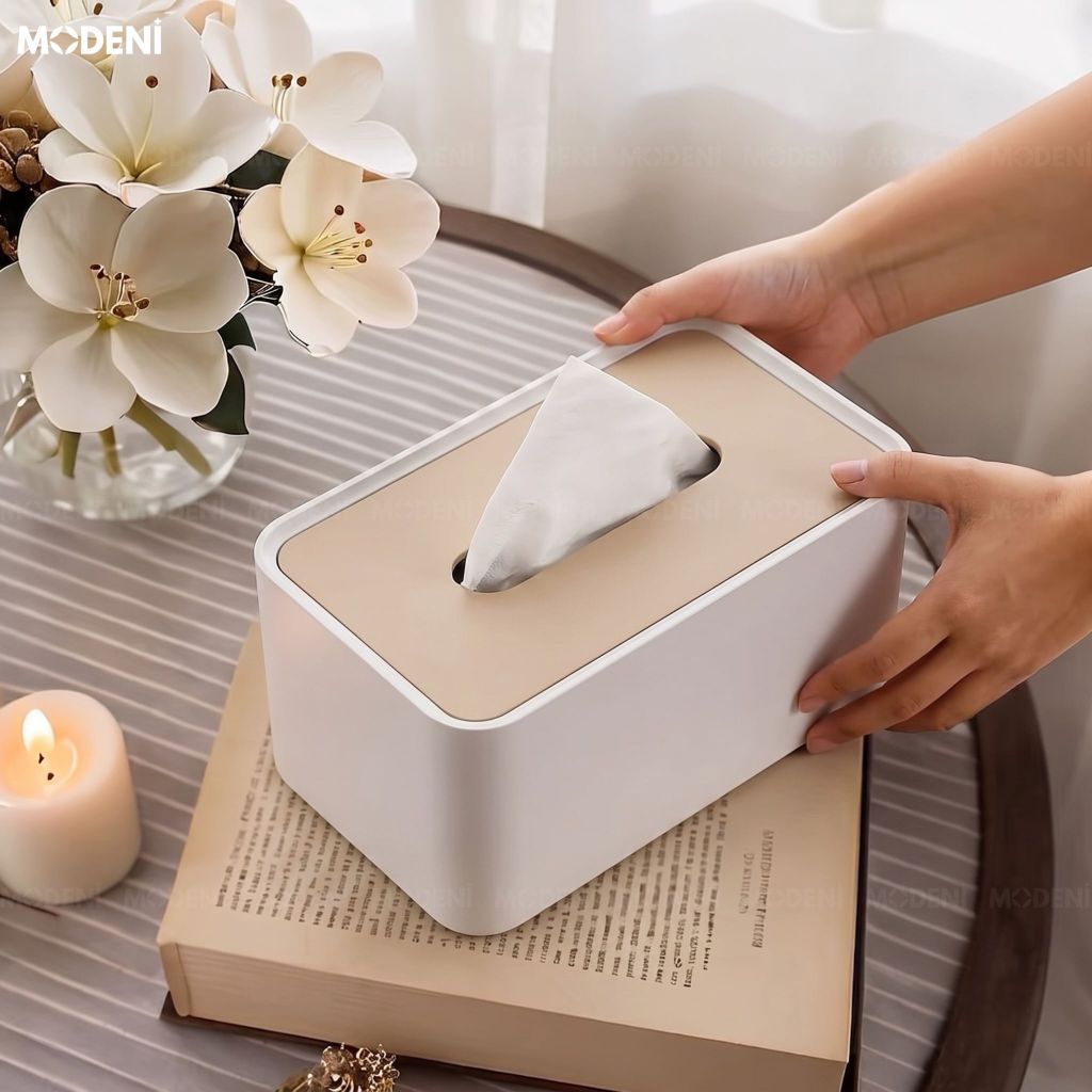 Hộp Khăn Giấy Iko Composite Nắp Kim Loại – Điểm Nhấn Modern Luxury Cho Không Gian Sống Tinh Tế