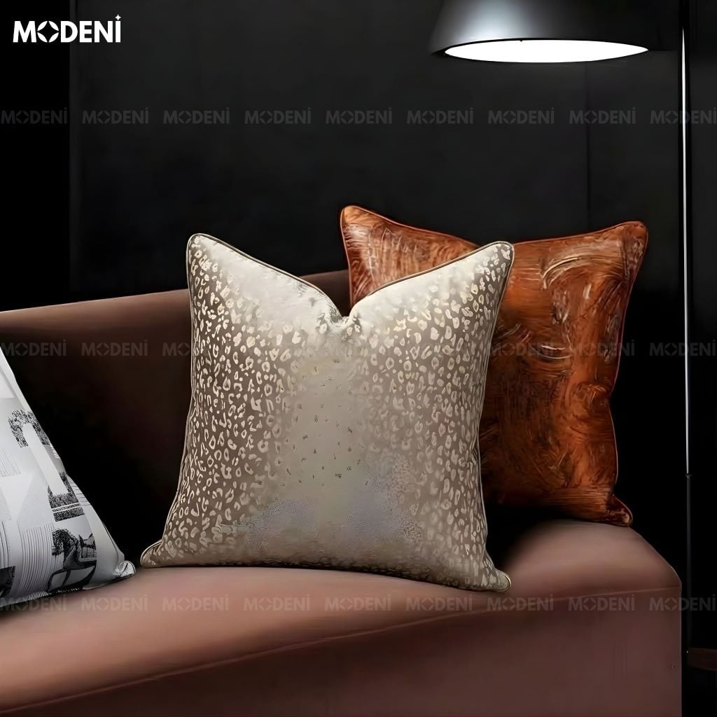 Set Vỏ Gối Sofa Bronze Cao Cấp Phong Cách Sang Trọng Hiện Đại Tạo Cảm Giác Vương Giả.