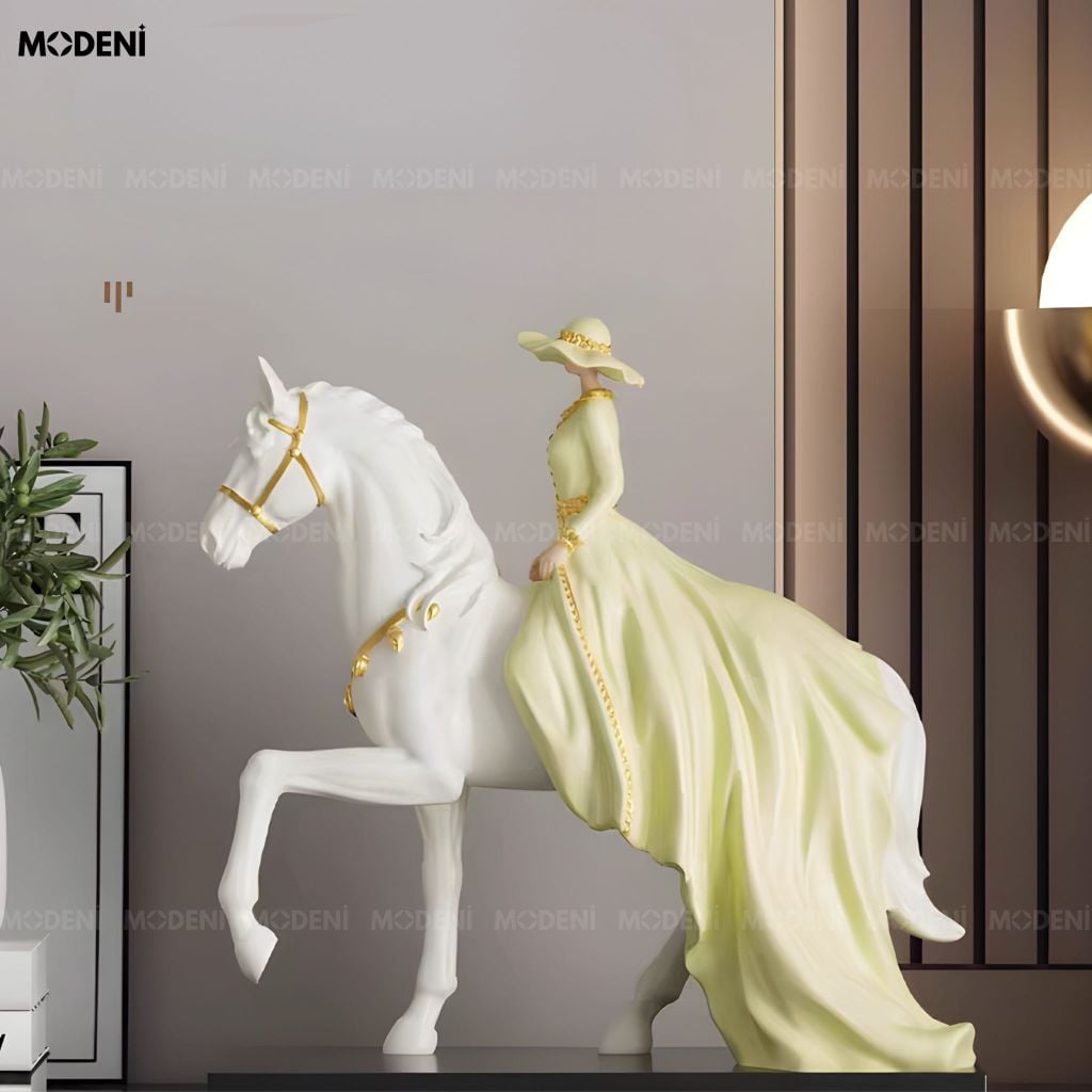 Tượng Trang Trí Aureline Composite Cao Cấp Đúc Nguyên Khối – Điểm Nhấn Cho Bàn Console, Kệ Tủ Và Không Gian Hiện Đại Sang Trọng