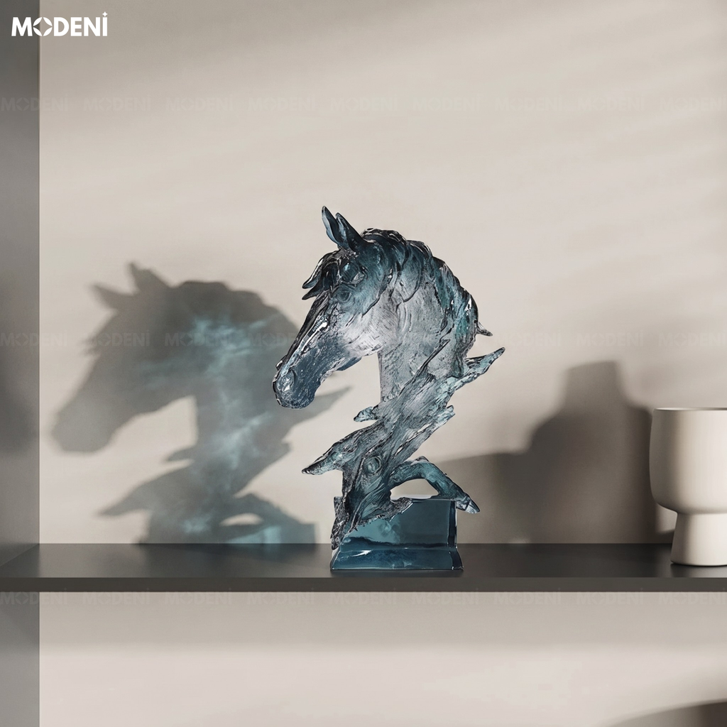 Tượng Ngựa Trang Trí Acacia Cao Cấp – Tượng Decor Đầu Ngựa Nghệ Thuật – Món Quà Tân Gia Lý Tưởng