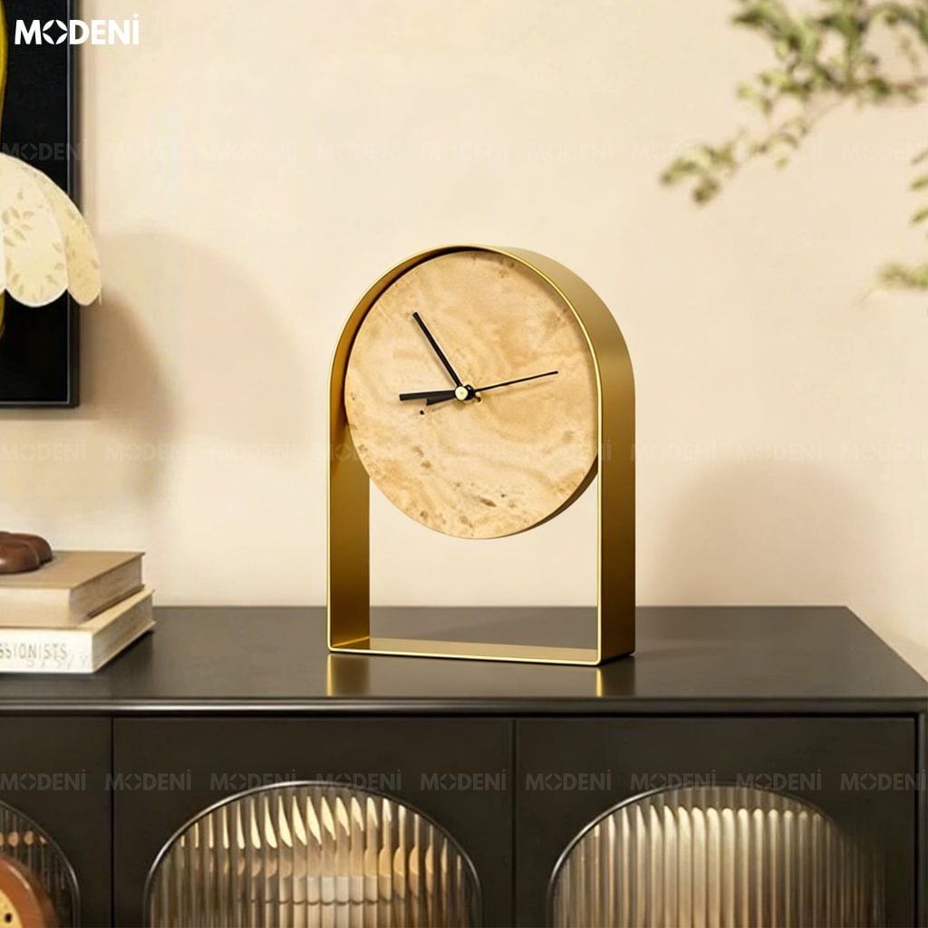 Tượng Arca Vàng Đồng Hồ Cao Cấp - Thiết Kế Hình Vòm, Nghệ Thuật Điêu Khắc Thời Gian Đương Đại Đẳng Cấp Tình trạng: Còn hàng