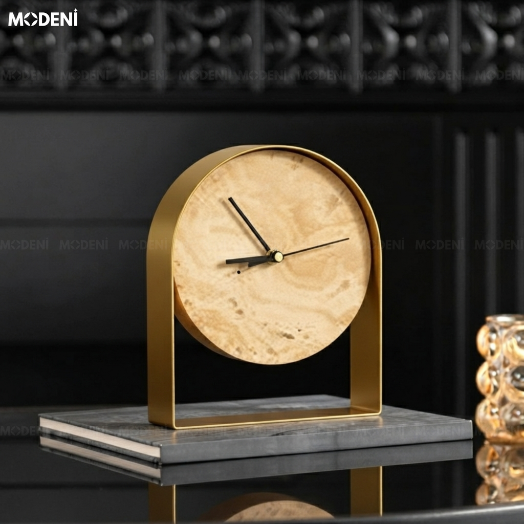 Tượng Arca Vàng Đồng Hồ Cao Cấp - Thiết Kế Hình Vòm, Nghệ Thuật Điêu Khắc Thời Gian Đương Đại Đẳng Cấp Tình trạng: Còn hàng