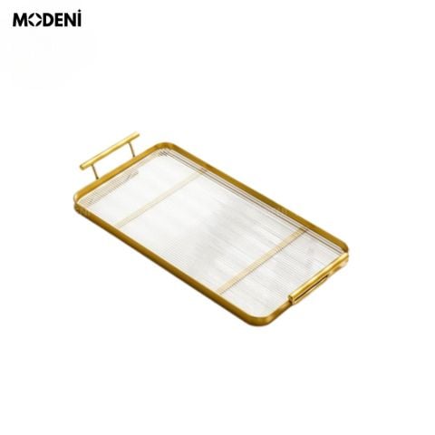 khay oriana gold decor bắc âu sang trọng tinh tế