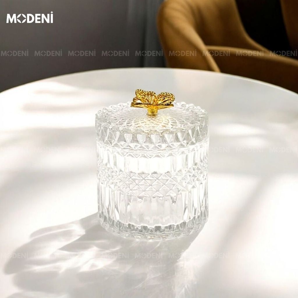Set Decor Noir Crystal Cao Cấp Phong Cách Modern Luxury Kết Hợp Contemporary Chic