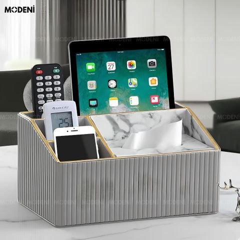  Hộp Khăn Giấy Rovigo Da PU Chống Thấm Sang Trọng Tinh Tế Bề Mặt Dễ Vệ Sinh Làm Quà Tặng Tân Gia Đẳng Cấp 