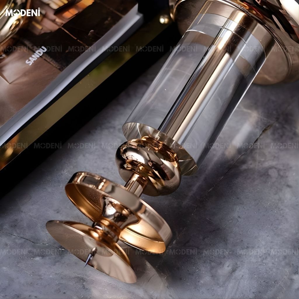 Set Chân Nến Pha Lê Oriona – Chân Nến Decor Sang Trọng – Tán Sáng Ánh Nến Tinh Tế – Phù Hợp Phòng Khách, Bàn Console & Không Gian Tiệc