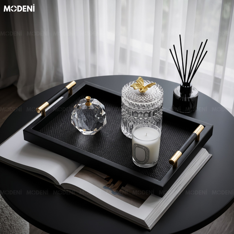  Set Decor Noir Crystal Cao Cấp Phong Cách Modern Luxury Kết Hợp Contemporary Chic 