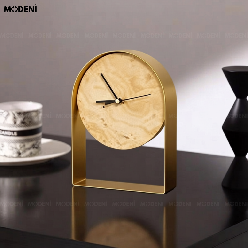 Tượng Arca Vàng Đồng Hồ Cao Cấp - Thiết Kế Hình Vòm, Nghệ Thuật Điêu Khắc Thời Gian Đương Đại Đẳng Cấp Tình trạng: Còn hàng