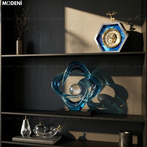  Set Decor Azure Prestige Cao Cấp Phong Cách Modern Luxury Kết Hợp Contemporary Art 
