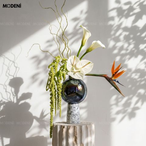  Bình Hoa Gốm Sứ Cao Cấp Belive – Thiết Kế Lượn Xoáy Nghệ Thuật – Decor Bàn Console & Kệ Tủ Hiện Đại 