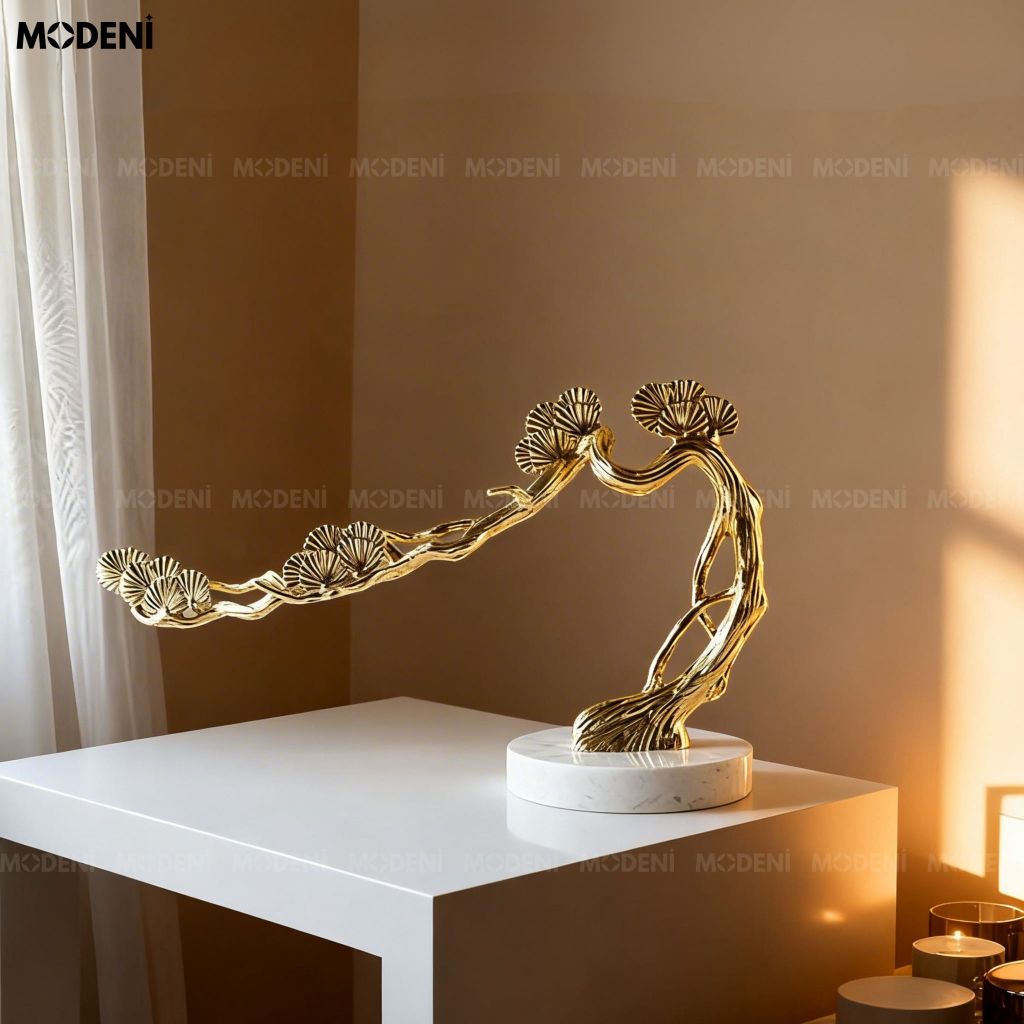 Tượng Trang Trí Etherea Cao Cấp - Mạ Vàng Thượng Uyển, Kiệt Tác Nghệ Thuật Thủ Công Tinh Xảo Hiện Đại