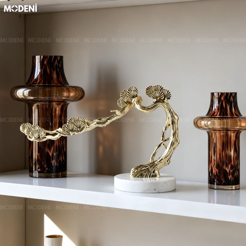 Tượng Trang Trí Etherea Cao Cấp - Mạ Vàng Thượng Uyển, Kiệt Tác Nghệ Thuật Thủ Công Tinh Xảo Hiện Đại