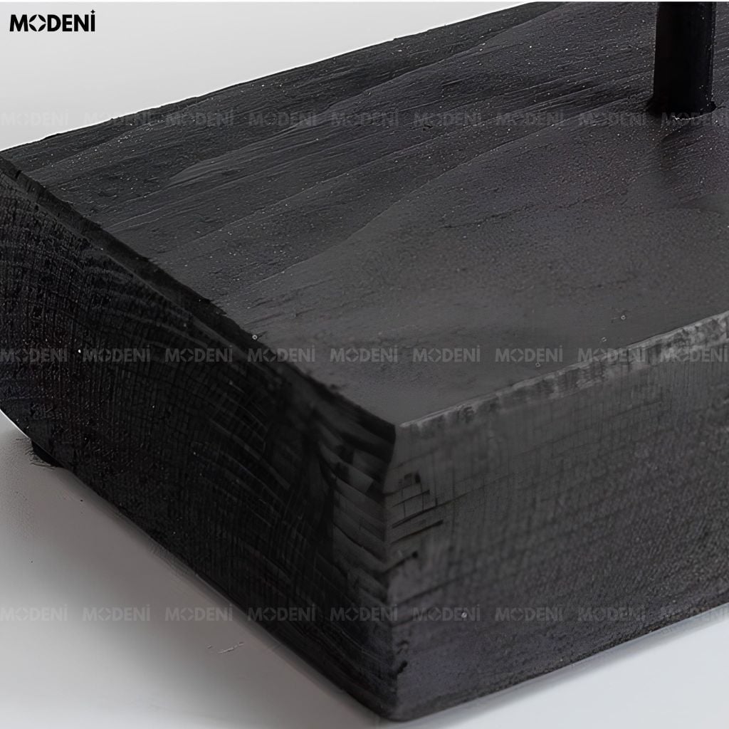Tượng Trang Trí San Hô Coral Resin Khối Tròn Nghệ Thuật Vàng Nâu Wabi Sabi