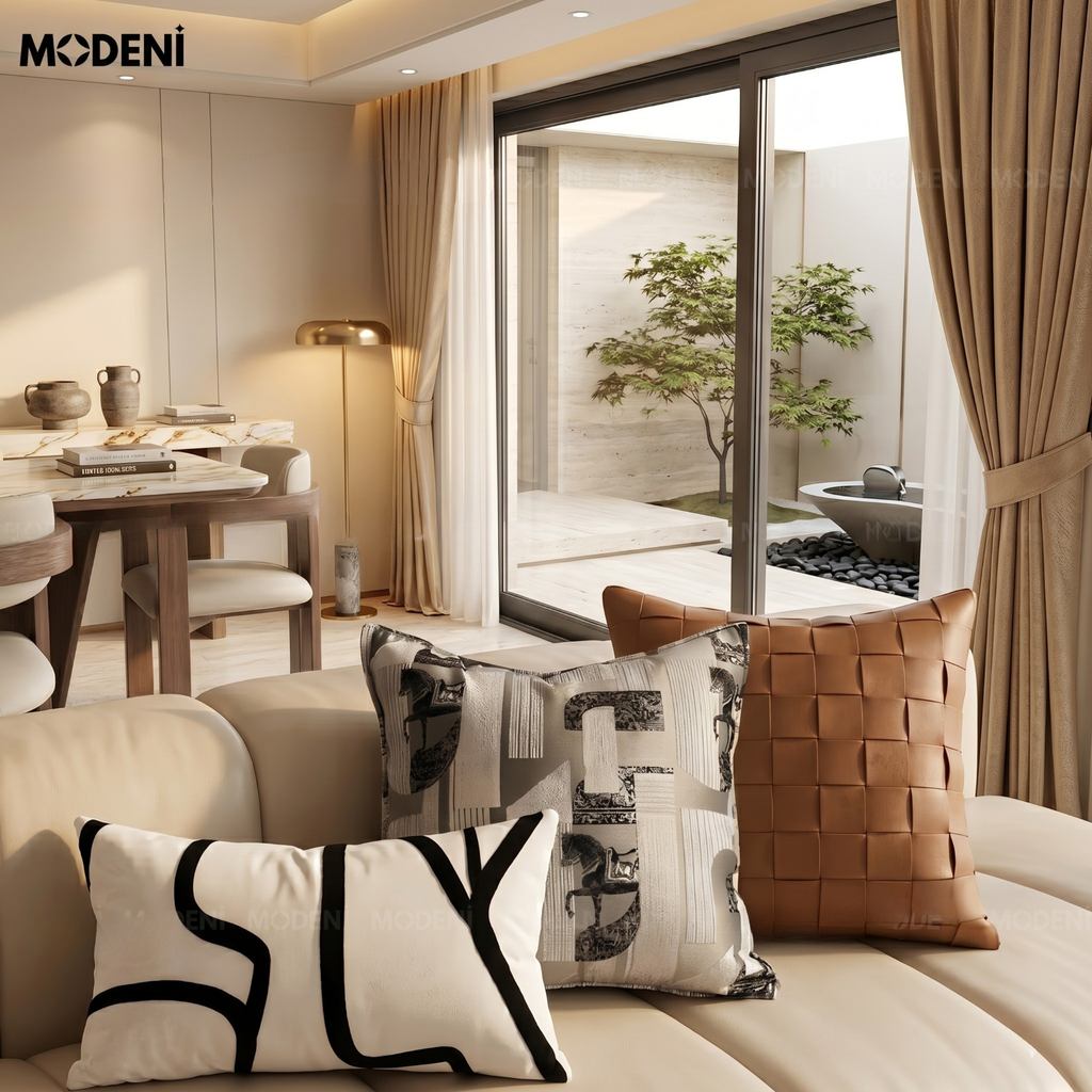 Set Vỏ Gối Sofa Manor Cao Cấp Phong Cách Đương Đại & Nghệ Thuật Sang Trọng Đẳng Cấp