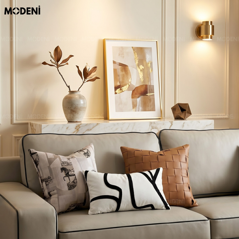  Set Vỏ Gối Sofa Manor Cao Cấp Phong Cách Đương Đại & Nghệ Thuật Sang Trọng Đẳng Cấp 
