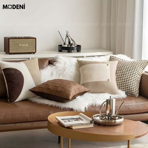  Set Vỏ Gối Sofa Amber Luxe Cao Cấp Phong Cách Modern Luxury Kết Hợp Classic Heritage 