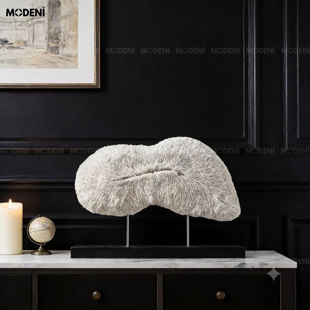 Tượng Trang Trí Cumulus Khối Vải Đế Nguyên Khối Đậm Chất Triển Lãm Kết Cấu Bề Mặt Mềm Mại Làm Quà Tặng Tân Gia