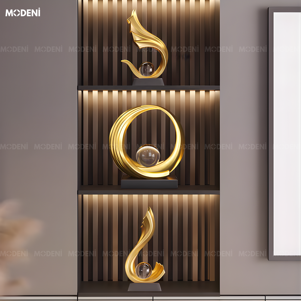 Tượng Trang Trí Solaris Cao Cấp Thiết Kế Độc Đáo, Nghệ Thuật Phong Cách Hiện Đại Sang Trọng