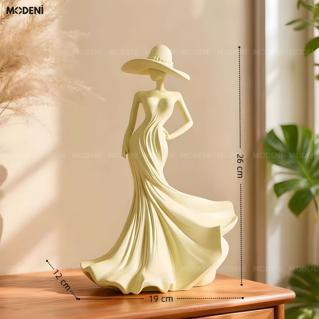Tượng Trang Trí Radi Resin Cao Cấp Hoàn Thiện TInh Xảo Phù Hợp CHo Không Gian Decor Phòng Khách