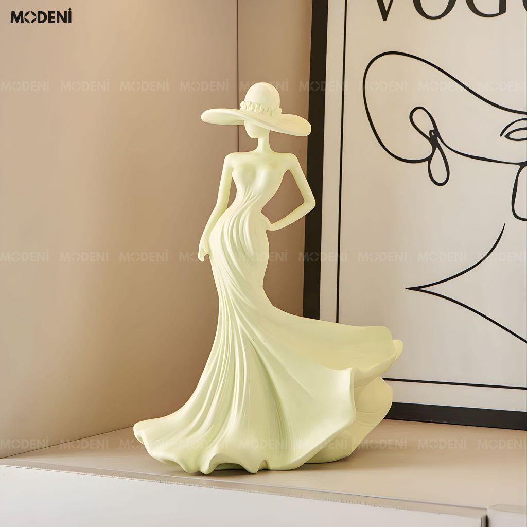 Tượng Trang Trí Radi Resin Cao Cấp Hoàn Thiện TInh Xảo Phù Hợp CHo Không Gian Decor Phòng Khách