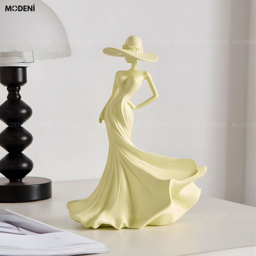Tượng Trang Trí Radi Resin Cao Cấp Hoàn Thiện TInh Xảo Phù Hợp CHo Không Gian Decor Phòng Khách