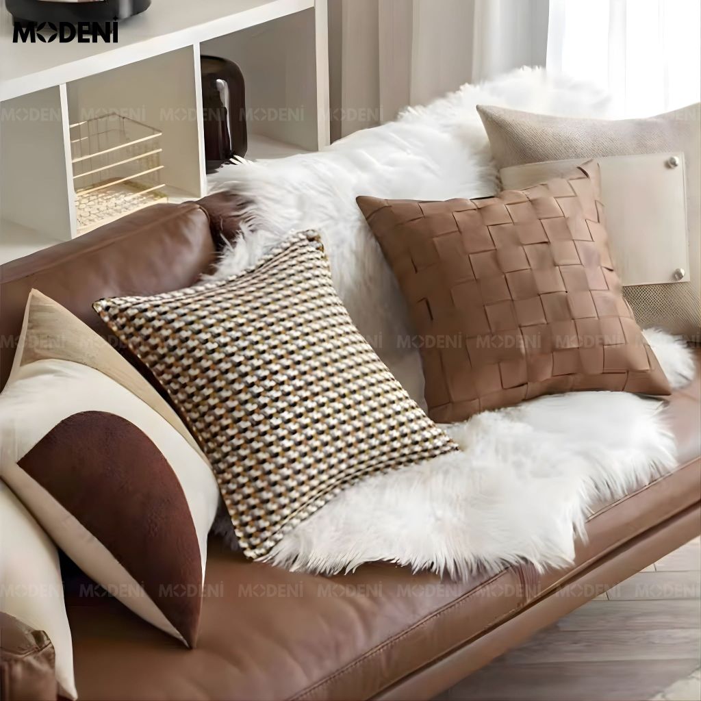 Set Vỏ Gối Sofa Amber Luxe Cao Cấp Phong Cách Modern Luxury Kết Hợp Classic Heritage
