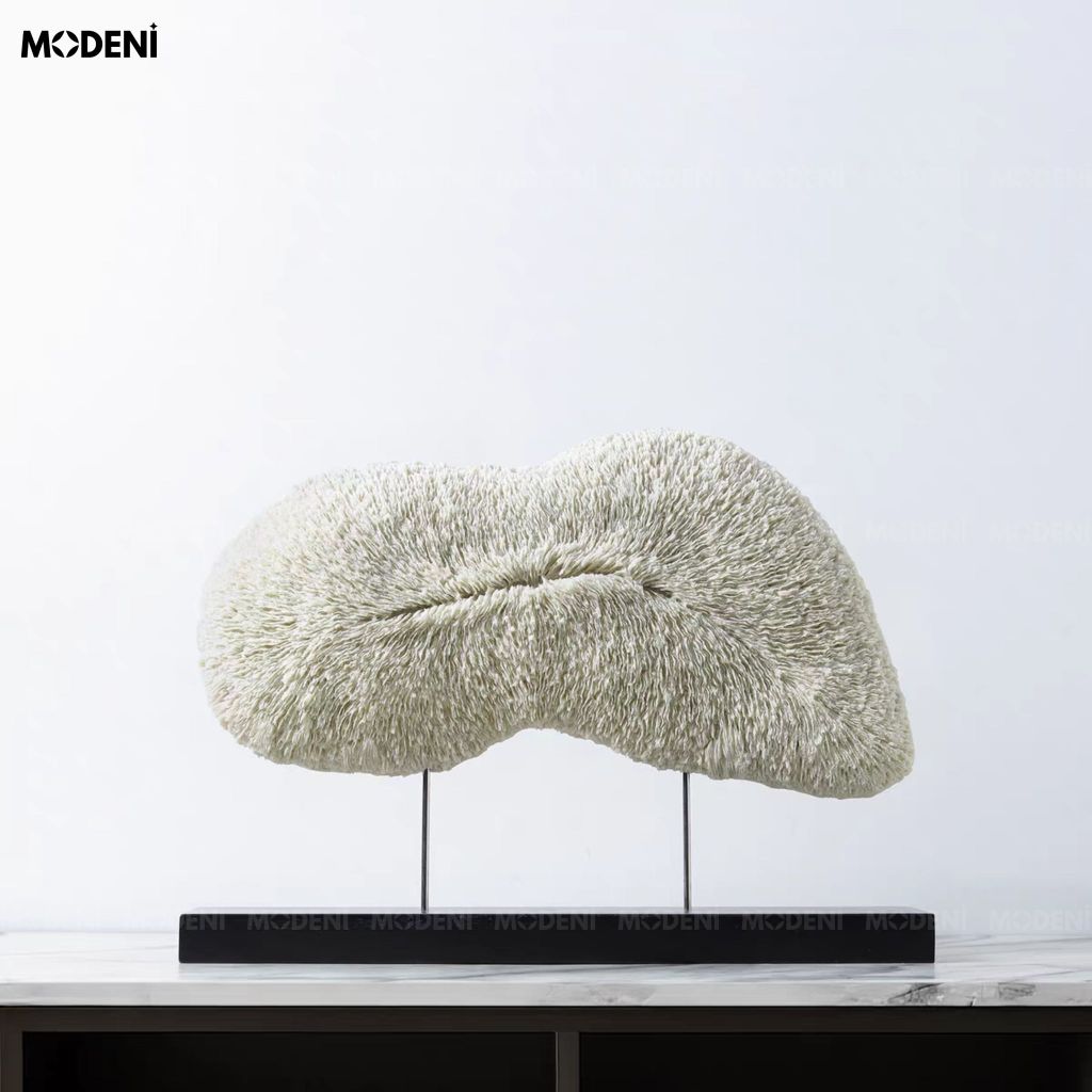Tượng Trang Trí Cumulus Khối Vải Đế Nguyên Khối Đậm Chất Triển Lãm Kết Cấu Bề Mặt Mềm Mại Làm Quà Tặng Tân Gia