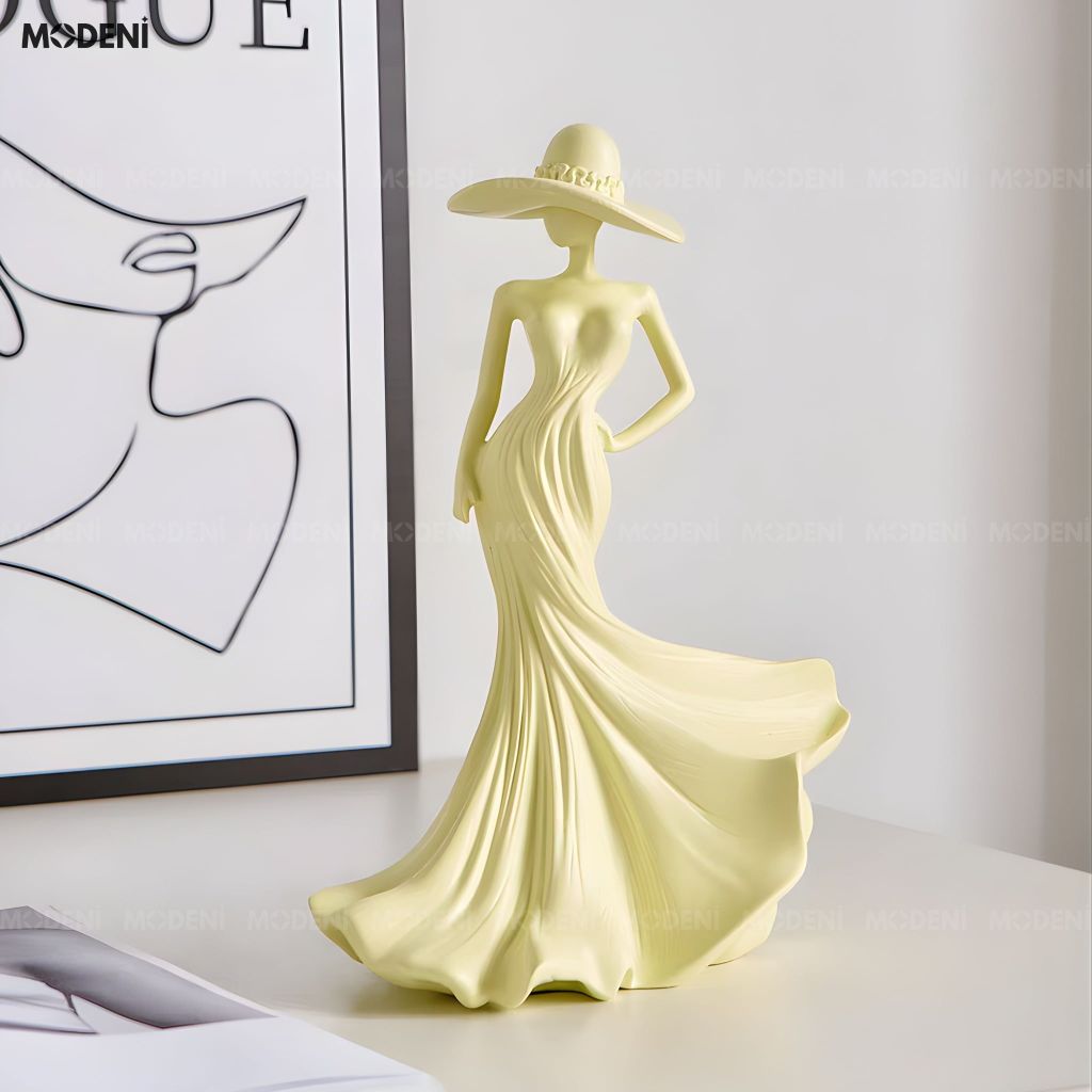 Tượng Trang Trí Radi Resin Cao Cấp Hoàn Thiện TInh Xảo Phù Hợp CHo Không Gian Decor Phòng Khách