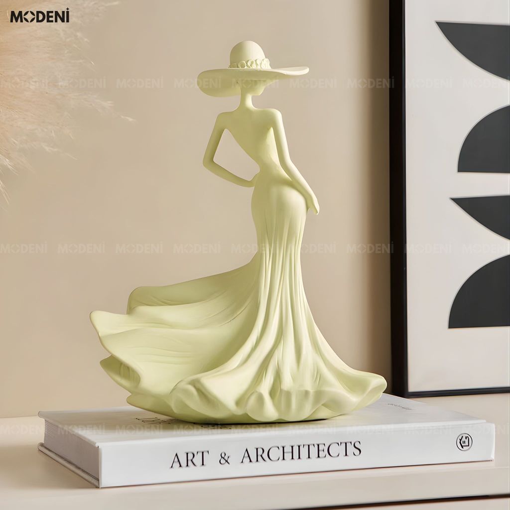 Tượng Trang Trí Radi Resin Cao Cấp Hoàn Thiện TInh Xảo Phù Hợp CHo Không Gian Decor Phòng Khách