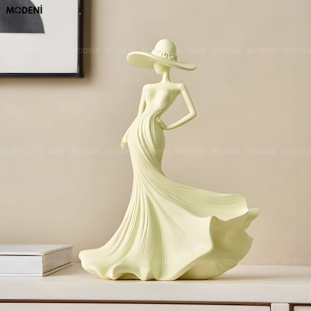 Tượng Trang Trí Radi Resin Cao Cấp Hoàn Thiện TInh Xảo Phù Hợp CHo Không Gian Decor Phòng Khách