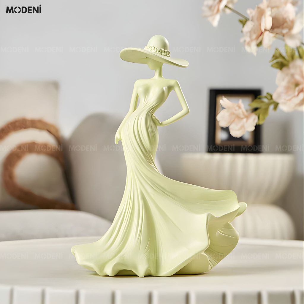 Tượng Trang Trí Radi Resin Cao Cấp Hoàn Thiện TInh Xảo Phù Hợp CHo Không Gian Decor Phòng Khách