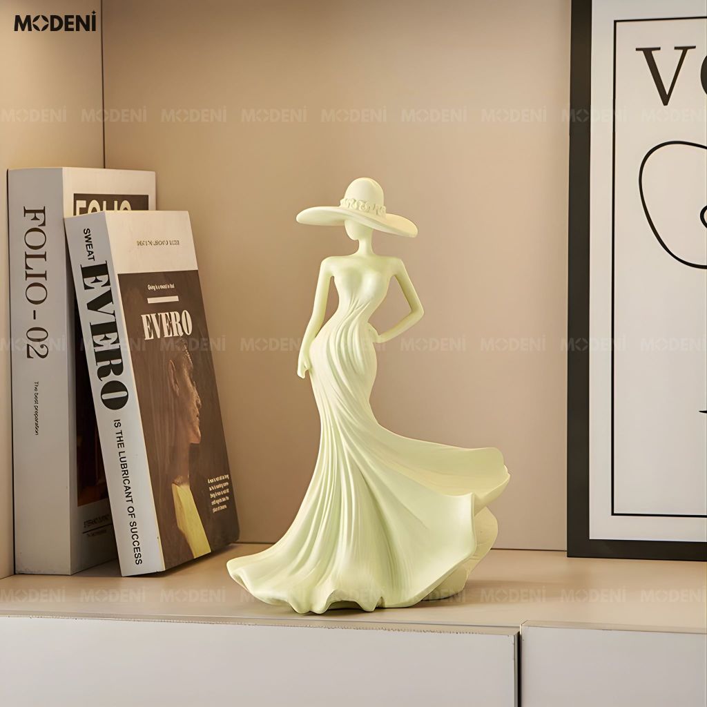 Tượng Trang Trí Radi Resin Cao Cấp Hoàn Thiện TInh Xảo Phù Hợp CHo Không Gian Decor Phòng Khách