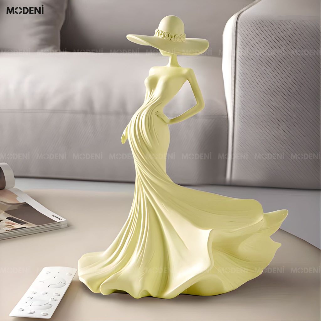 Tượng Trang Trí Radi Resin Cao Cấp Hoàn Thiện TInh Xảo Phù Hợp CHo Không Gian Decor Phòng Khách
